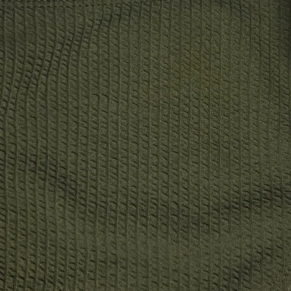 Green Ribbed Bikini Set - Picture 7 of 8